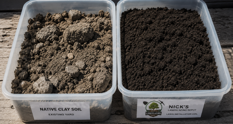 Nurturing Beautiful New Grass With High Quality Lawn Installation Soil in Russell